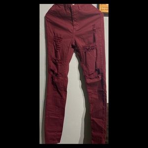 FashionNova High Waisted Ripped Jeans